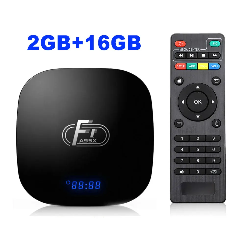 Приставка A95X F1 Smart tv box Android 8,1 Amlogic S905W 2 Гб ОЗУ 16 Гб ПЗУ 2,4 ГГц WiFi 4K медиаплеер PK X96mini ТВ приставка - Цвет: 2GB  16GB