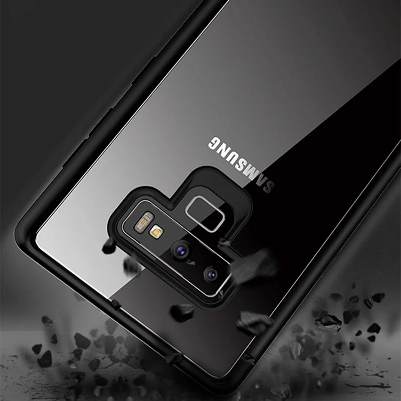 Toraise для samsung Galaxy S9 силиконовый чехол ТПУ акриловый прозрачный чехол для samsung S9 plus Galaxy S10 чехол для Note 10 Note 9