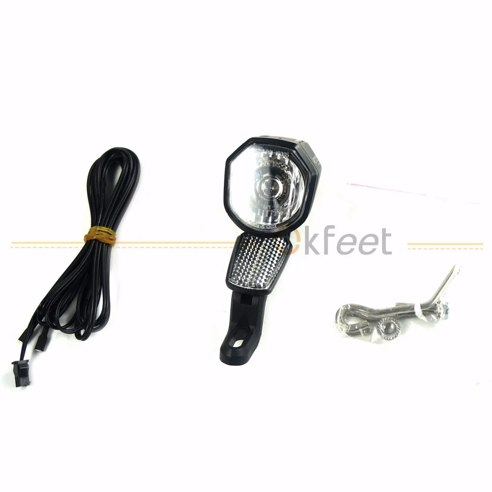 Flash Deal okfeet 36V 48V Compatible E-bike Headlight Front Light HL2800 Kendo 14