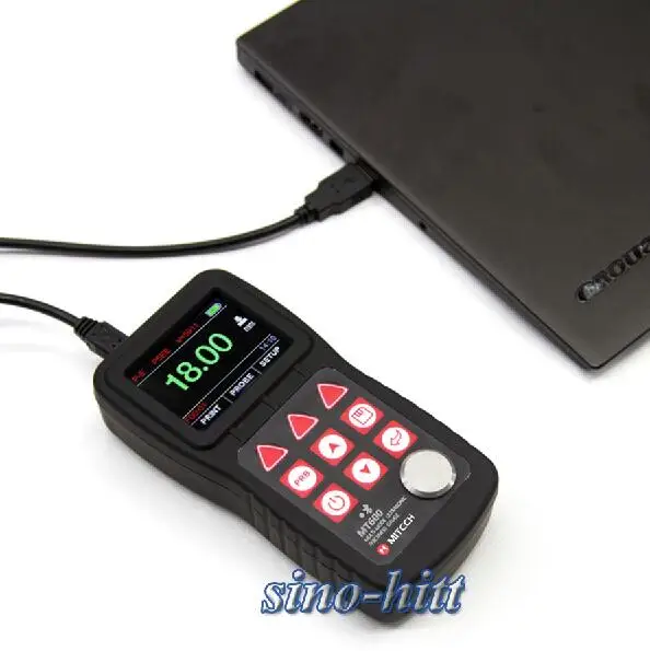 Цифровой многорежимный Ультразвуковой толщиномер Mitech MT600 тестер Bluetooth USB