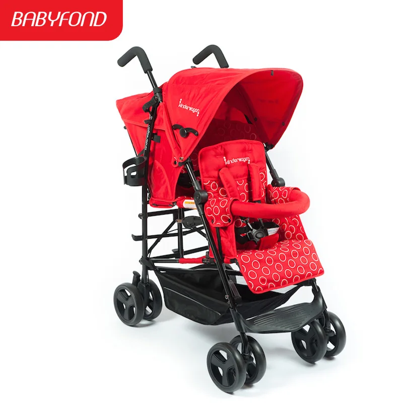 Buy Kinderwagon twin double baby stroller big light