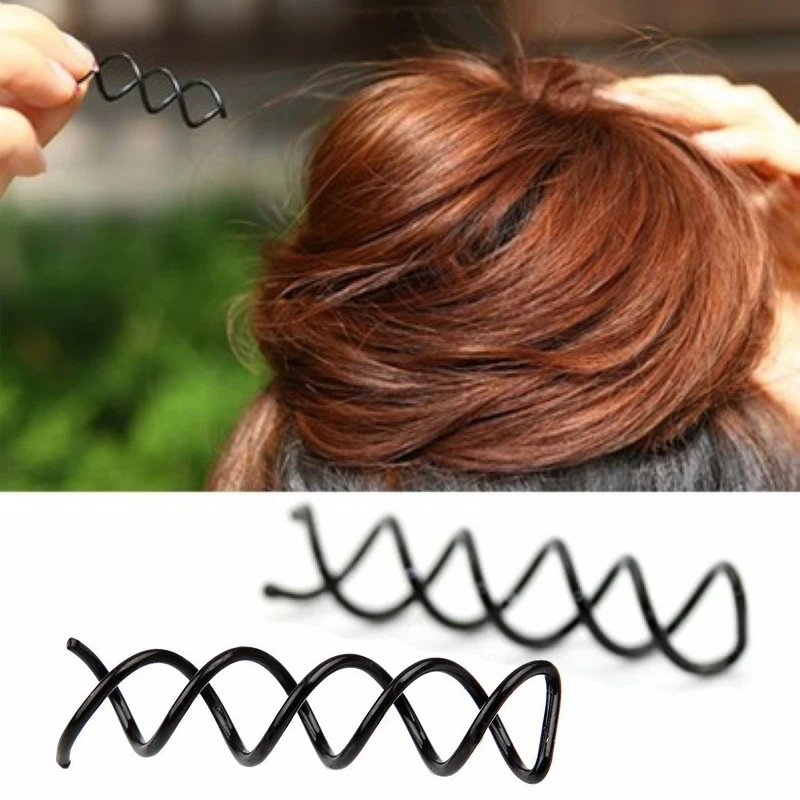 10Pcs Women's French Twist Braid Tool Hair Braiding Easy Hair Styling Tools Barrette Black New Hairpins Hair Band Accessories