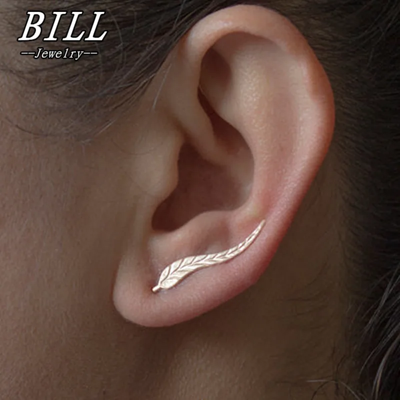 Женские серьги гвоздики с перьями|stud earrings|stud earrings for womenfeather stud |
