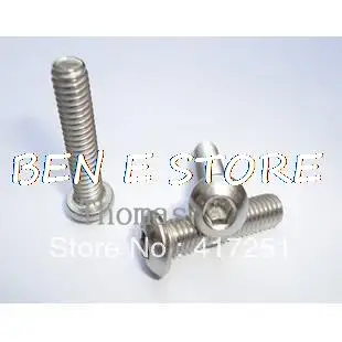 

Lot100 Metric Thread M4*10mm Stainless Steel inside Round Hexagon Bolts Screws