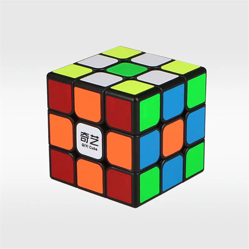 QiYi MoFangGe парус 3x3x3 магический куб 56 мм профессиональная скоростная головоломка Cubo Развивающие игрушки для детей черный белый с наклейкой