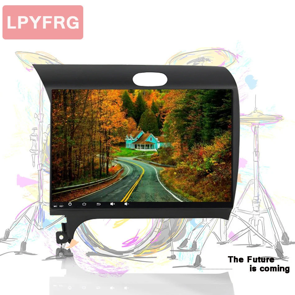 Автомобильный DVD GPS видеоплеер 2din для Kia CERATO K3 FORTE 2013 2015 4G wifi аксессуар dab dvr