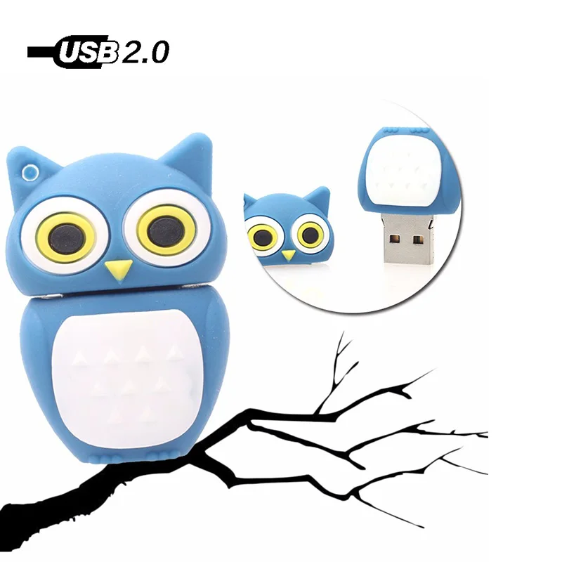 Сова Usb Симпатичный флэш накопитель с героями мультфильма U диск