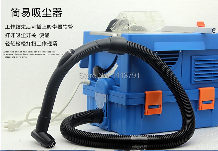 Multifunction dust sawing machine, cutting laminate flooring, solid wood flooring installation work table saws