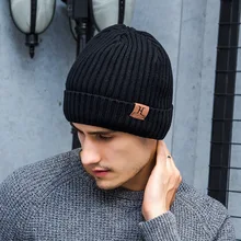 Teqing осень-зима шляпа мужской шапочки бархат утолщение пожилых для верховой езды теплая шерсть вязаная шапка