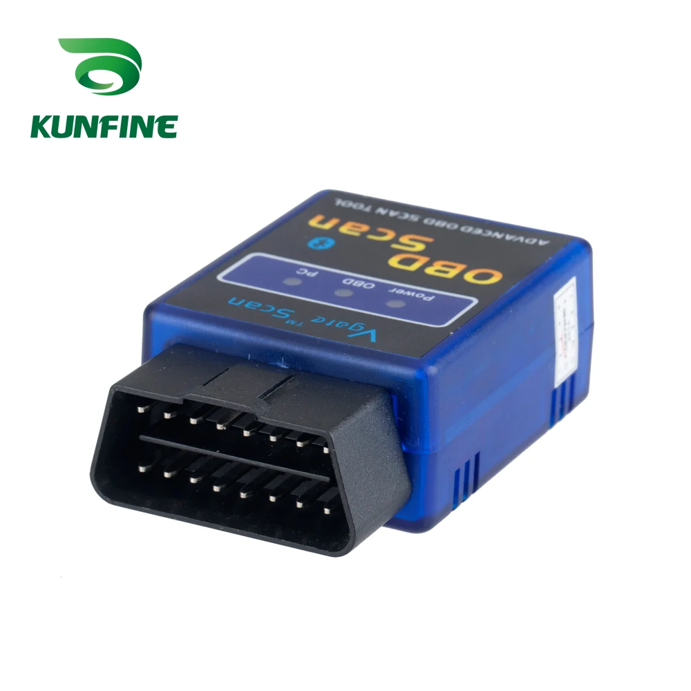 KUNFINE OBD II Vgate Scan ELM327 Bluetooth Автомобильный детектор ELM 327 Диагностический Инструмент OBD OBD2 сканер автоматический адаптер диагностический инструмент