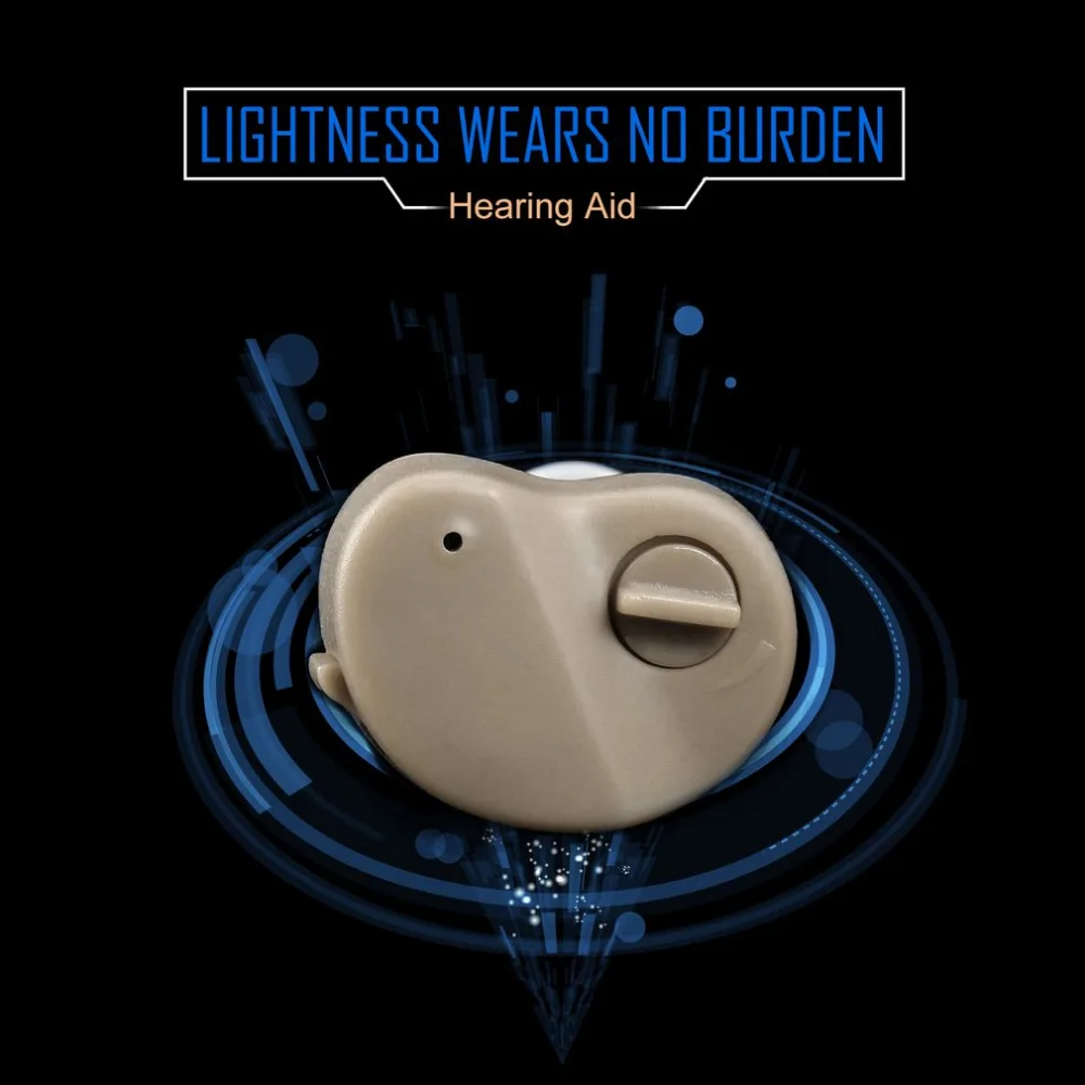 Hearing Aids with box Ear Voice Sound Amplifier Adjustable Tone Mini Hearing Aid for the elderly hear aids ear care