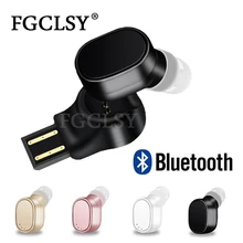 FGCLSY X12 мини беспроводные Bluetooth наушники портативная гарнитура USB Магнитная Зарядка Bluetooth наушники с микрофоном для iPhone