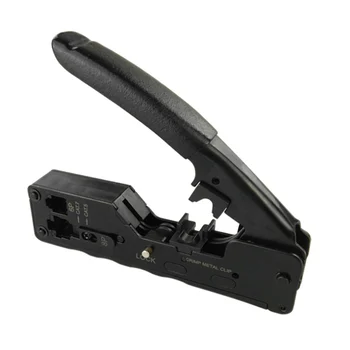 

Network RJ45 Tool Telecom Crimping Crimper For RJ45 Cat7 Cat6a Cat6 Cat5 RJ11 RJ12 Modular Plugs Metal Clips Pliers Tools
