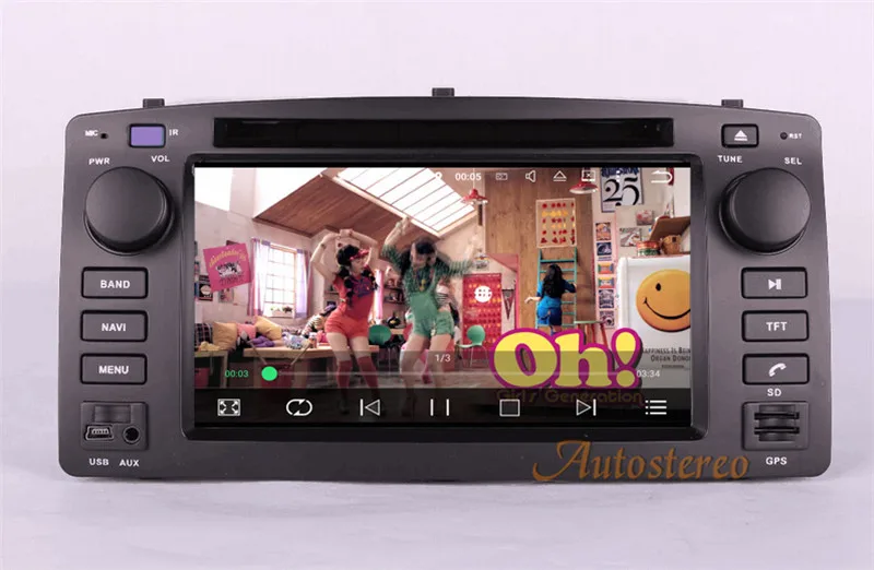 Cheap ZWNAV 6.2 Inch Android 8.0 Radio Mirror Link Video Screen Car DVD Player GPS Navigation For Toyota Corolla 2001-2006 5