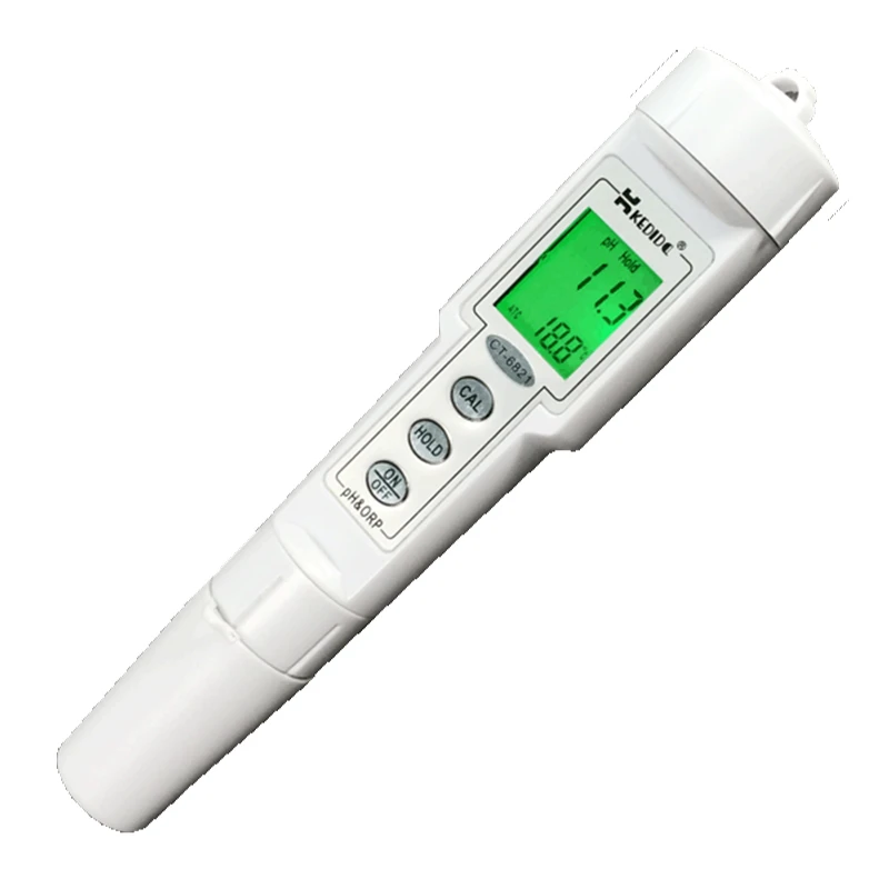 

Quality 2 in 1 Kedida CT-6821 Automatic Pen-Type Waterproof Digital pH & ORP Meter Tester