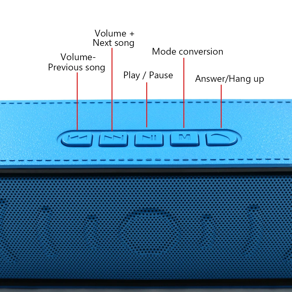 SC311 портативный Bluetooth динамик мобильный автомобильный сабвуфер стерео музыка объемный открытый динамик Поддержка Bluetooth TF AUX