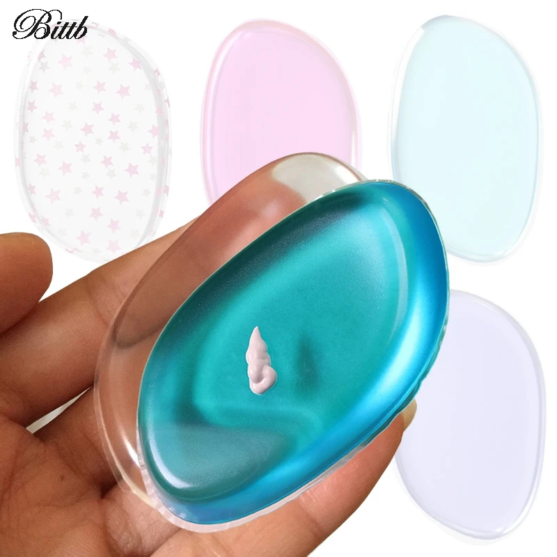 Bittb 16PC Silicone Cosmetic Puff Face Foundation Makeup Beauty Essentials Sponge BB Cream No Waste Tools |