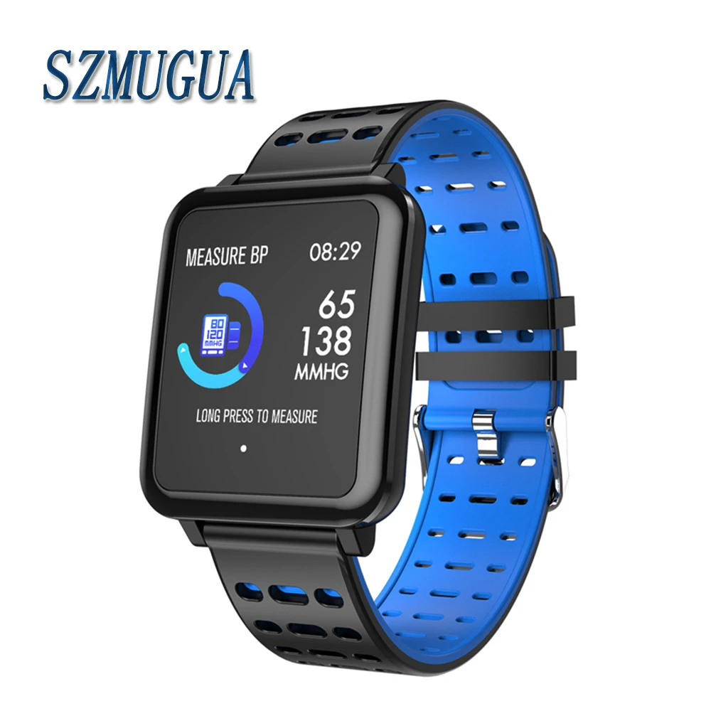 SZMUGUA Водонепроницаемый Bluetooth Смарт браслет часы монитор сердечного ритма фитнес