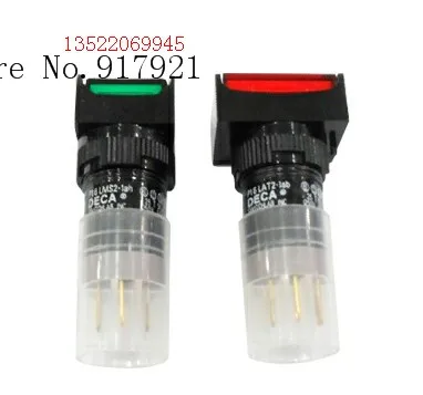 

[ZOB] Progressive Alliance DECA button switch P16LMS2-1AB P16LMT2-1AB not self-locking reset --10pcs/lot