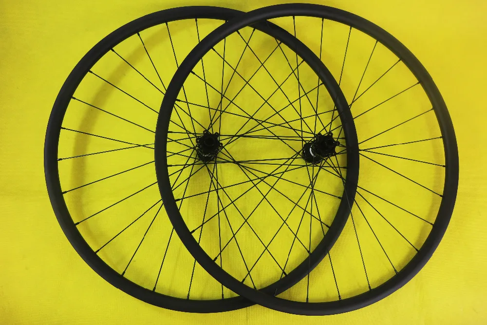 Sale LIGHT WEIGHT 29er MTB XC 30mm hookless straight pull carbon wheelset 29" boost 350 hubs 6 bolts or center lock Pillar wing 20 0