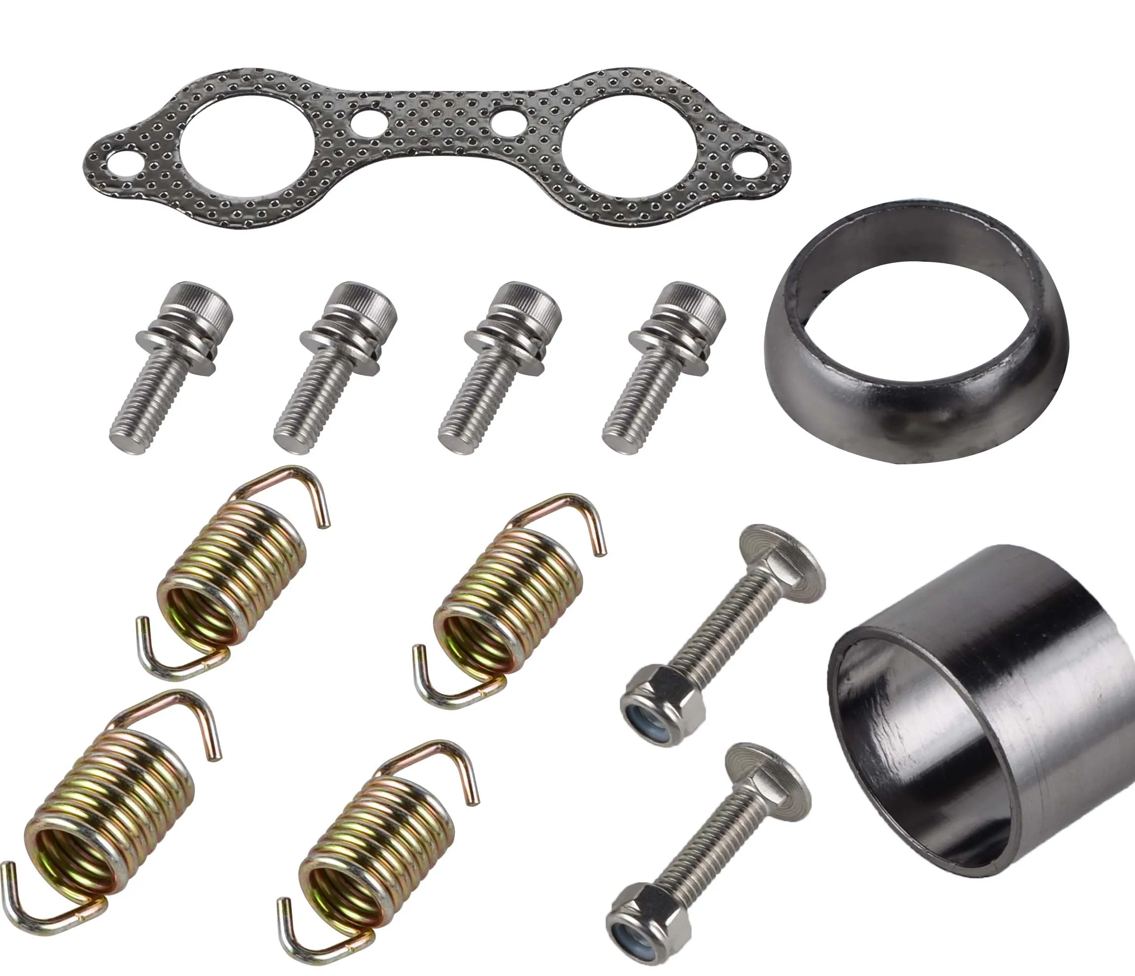 ATV Exhaust Gasket and Spring Rebuild Kit For Polaris RZR 800 EFI EPS