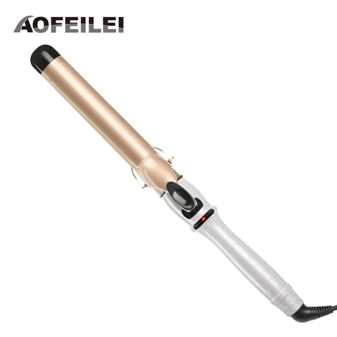Ferramentas de Estilo Cerâmica Profissional Cabelo Curling Ferro Vacilar Pêra Flor Cone Rolo Modelador Varinha Ondulação Aofeilei