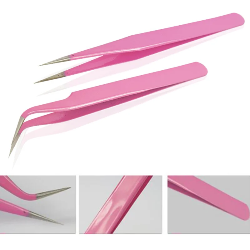 Buy Pink Stainless Steel Mink Eyelash Extension