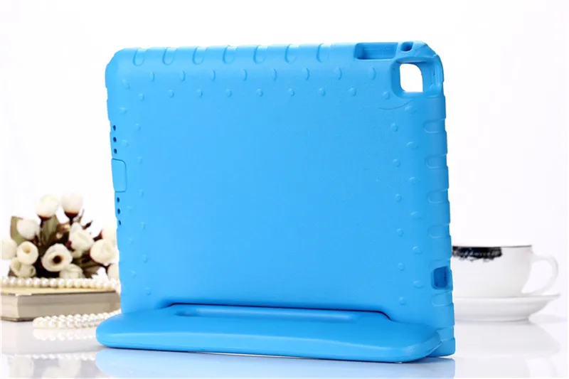 Милая мультяшная ручка для детей, чехол-подставка для iPad 9,7 1 2 5 6/Pro, 9,7 дюймов, безопасный противоударный чехол EVA, для iPad Air 1 2+ ручка+ пленка
