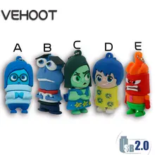 Pop Design Cartoon Inside Out USB Flash Drive 64GB Pen Drive 32gb Pendrive 8gb Flash Card Memory Stick Drives Inside Out VEHOOT