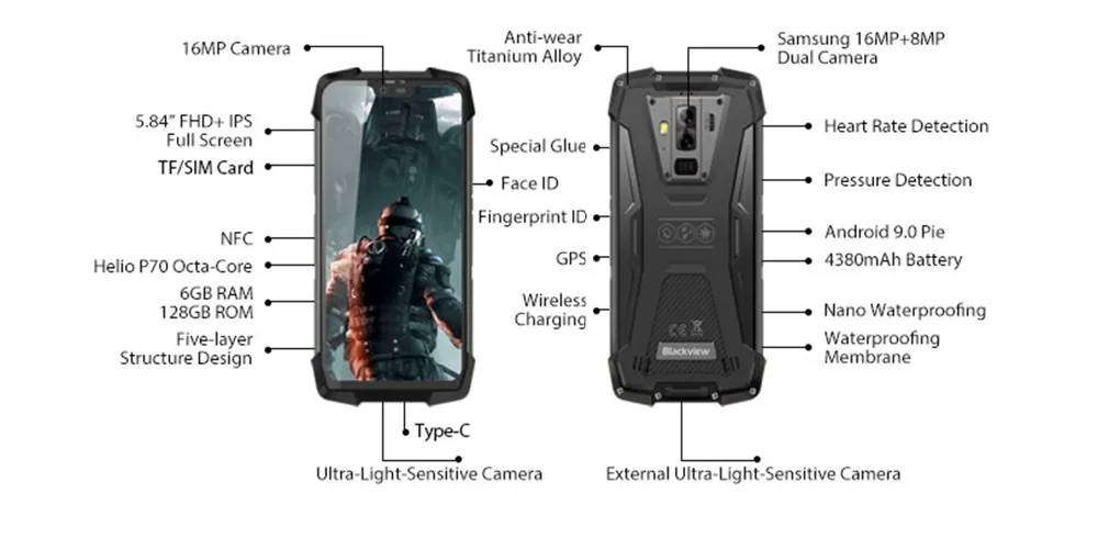 Купить Смартфон Blackview Bv8800 В Новосибирске