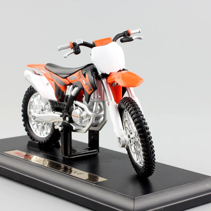 1/18 весы Maisto KTM SXF 450 SX-F мотокросса Diecasts & Toy Vehicles миниатюрные велосипеды для грязи на выносливость гоночный мотоцикл для мальчиков