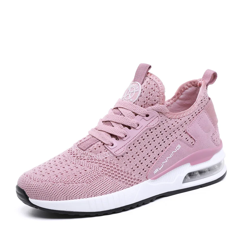 2019 new women's summer sneakers Mesh Air cushion Casual Women Shoes 6cm Increased internal Women's Sneakers Breathable
