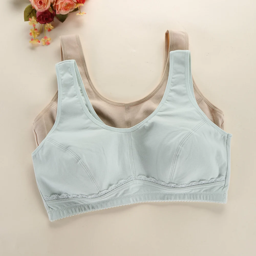 High Quality Fat Girl Bra Big Size Cotton Underwear Ccup Training Bra