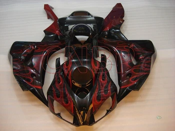 

Fairing Kits Fireblade 2006 - 2007 Black Red Frame Abs Fairing Fireblade 2006 Bodywork CBR1000 RR 06 no paint