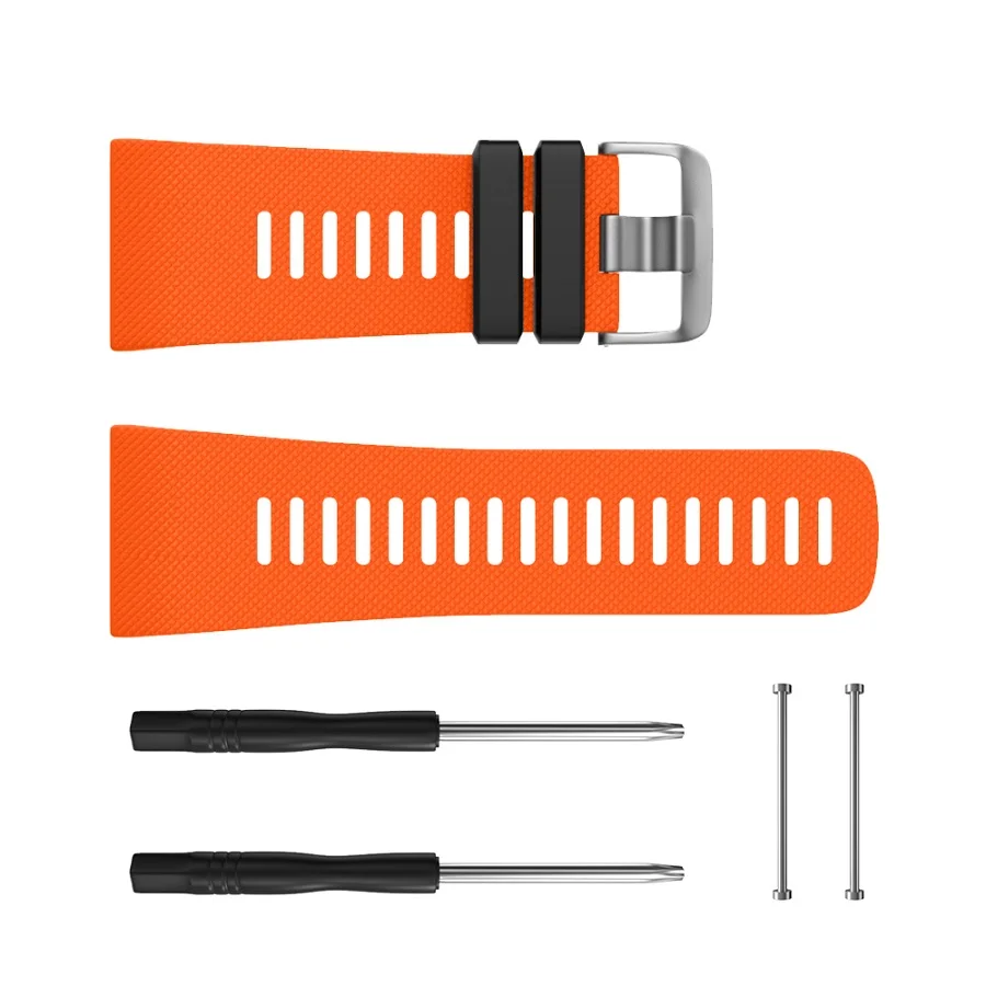 Premium Soft Silicone Replacement Strap for Garmin Vivoactive HR - Comfortable & Durable Watch Band Bracelet