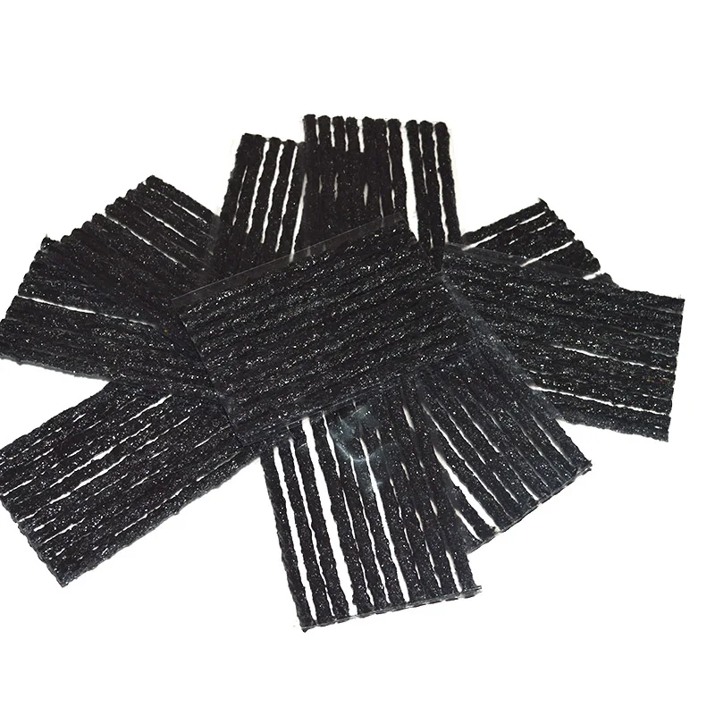 Tire Repair Kit 100pcs 4mm*100mm Tyre Repairing Rubber Strips Tire Repair Tools Rubber Strips Tyre Repair