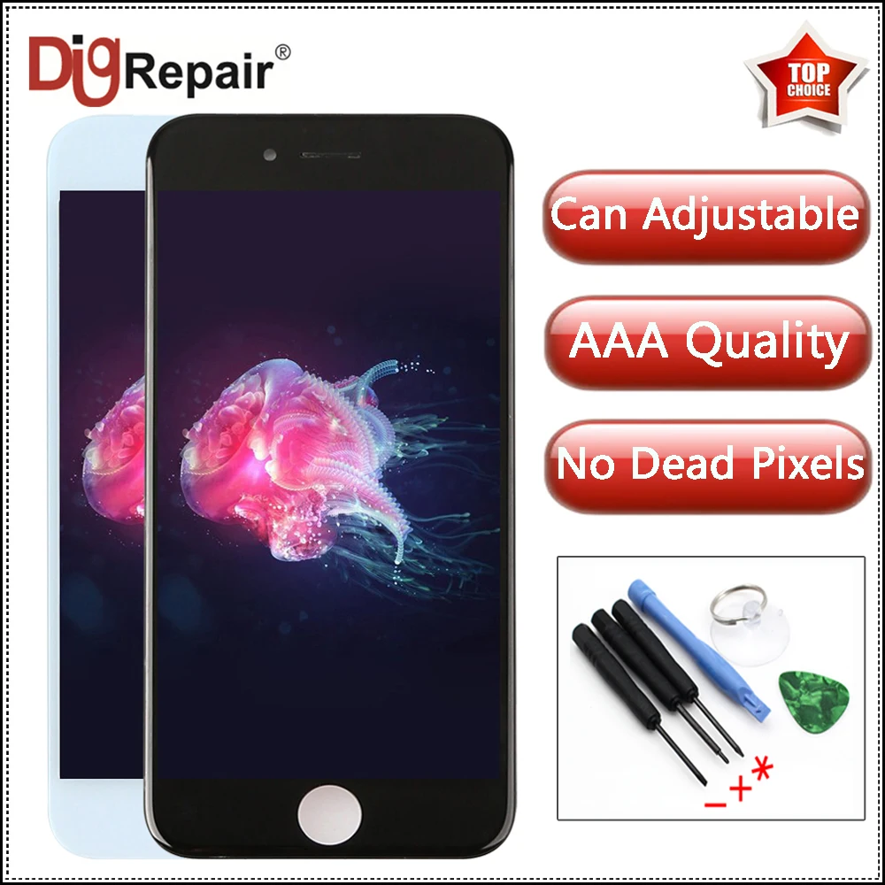 

AAA For iPhone 6s LCD Display Touch Screen Digitizer For iphone 6s display For iphone 6s screen Assembly Repair Part Black White