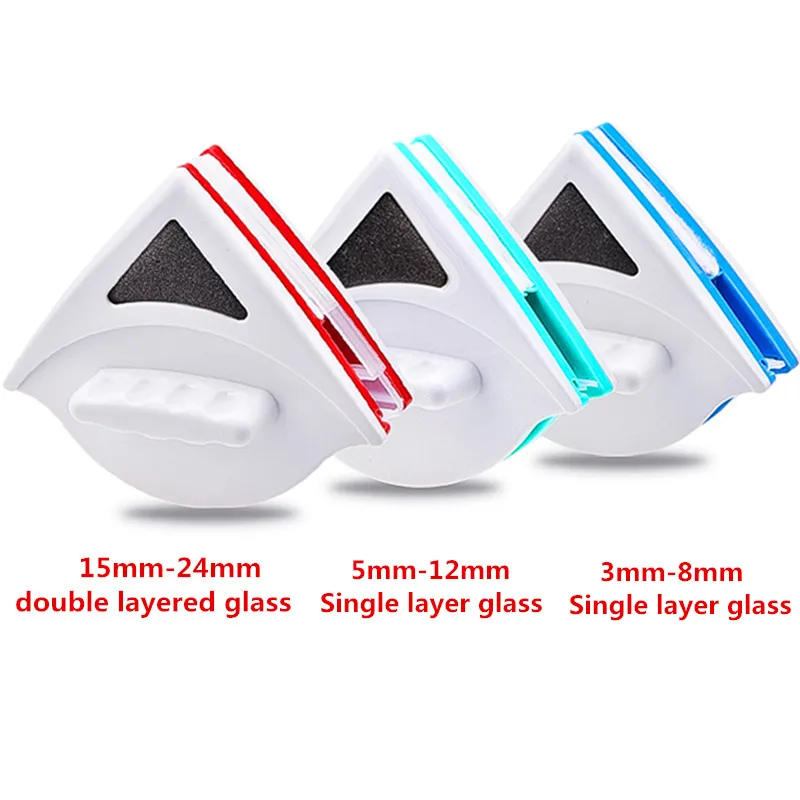 

Home Magnetic Window Cleaner Double Side Magnetic Brush for Washing Windows Glass Cleaning Brush Dust Window Wash Tools 3-24mm