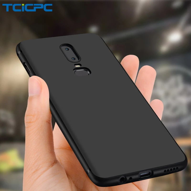 

TCICPC For Oneplus 6 Case Silicone Luxury Utral Thin Full Protection Matte TPU Soft Back Cover For Oneplus 6 One Plus 6 Coque
