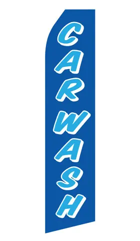 

BLUE CAR WASH FLAG