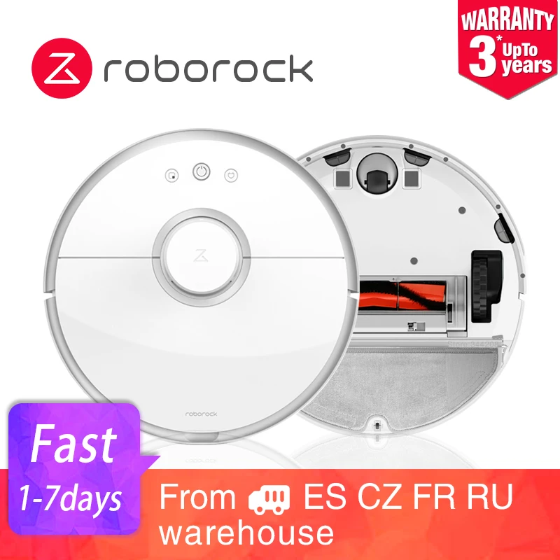 

New Roborock S50 S55 XIAOMI MI Robot Vacuum Cleaner 2 for Home Automatic Sweeping Dust Sterilize APP Smart Planned Wash Mopping