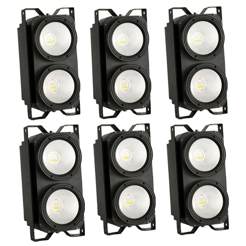 

LED COB 2eyes 2x100W Blinder Lighting DMX Stage Lighting Effect DMX Controller Club Show Night DJ Disco,WAYUEVENT Stage Lighting