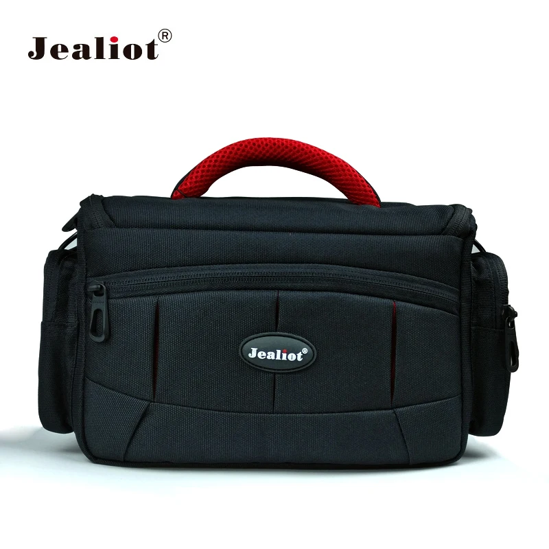 

Jealiot DSLR bag for camera photo Bag Fashion SLR Shoulder lens Storage Case for Canon 70d Nikon sony alpha 6000 Camere flash