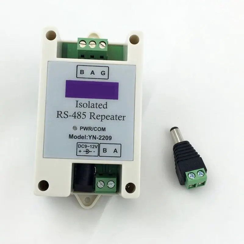 Industrial grade isolated 485 repeater communication extension RS485 amplifier DC9-24V,12V Y2209 Industrial grade isolated 485 repeater communication extension RS485 amplifier DC9-24V,12V Y2209