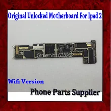 1Pcs 100% Original Unlocked Wifi Version Mainboard For ipad 2 Motherboard with Chips,Good Working Free Shipping