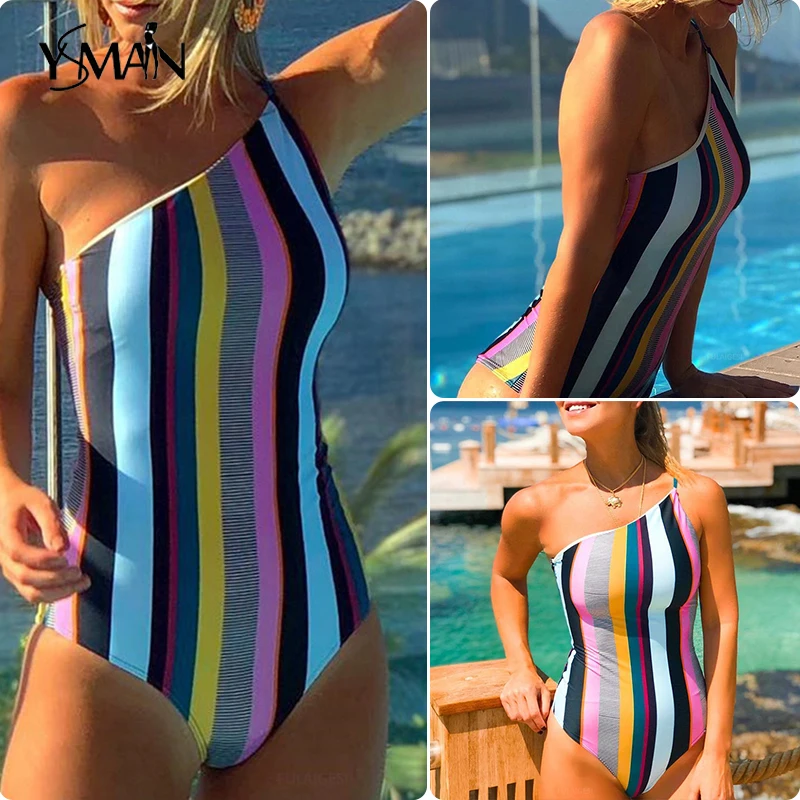

Yisiman Stripe Bikini One Piece Bathing Suit Monokini Sexy Swimsuit Bathing Suit Women Swimsuit Women Puerto Rico Bodysuit Sexy