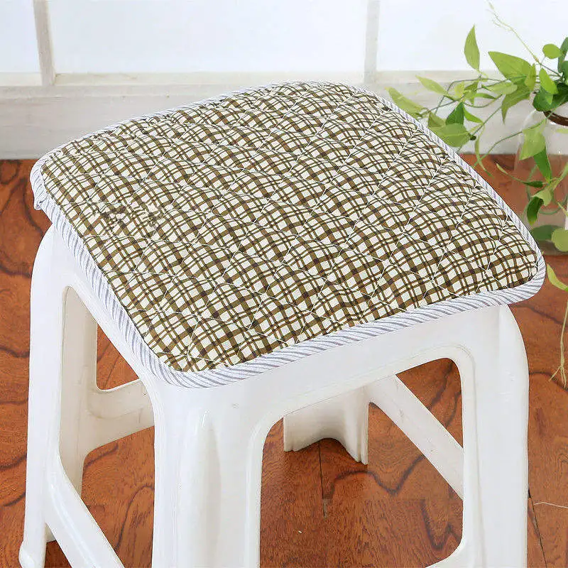 EN AyuL Kruk stoelkussens zitkussen mat, antislip gesp vierkante stoel kruk kussens pads voor tuin, kantoor, school patio bistro (45x45x3cm, oranje EN AyuL Kruk stoelkussens zitkussen mat, antislip gesp vierkante stoel kruk kussens pads voor tuin, kantoor, school patio bistro (45x45x3cm, oranje