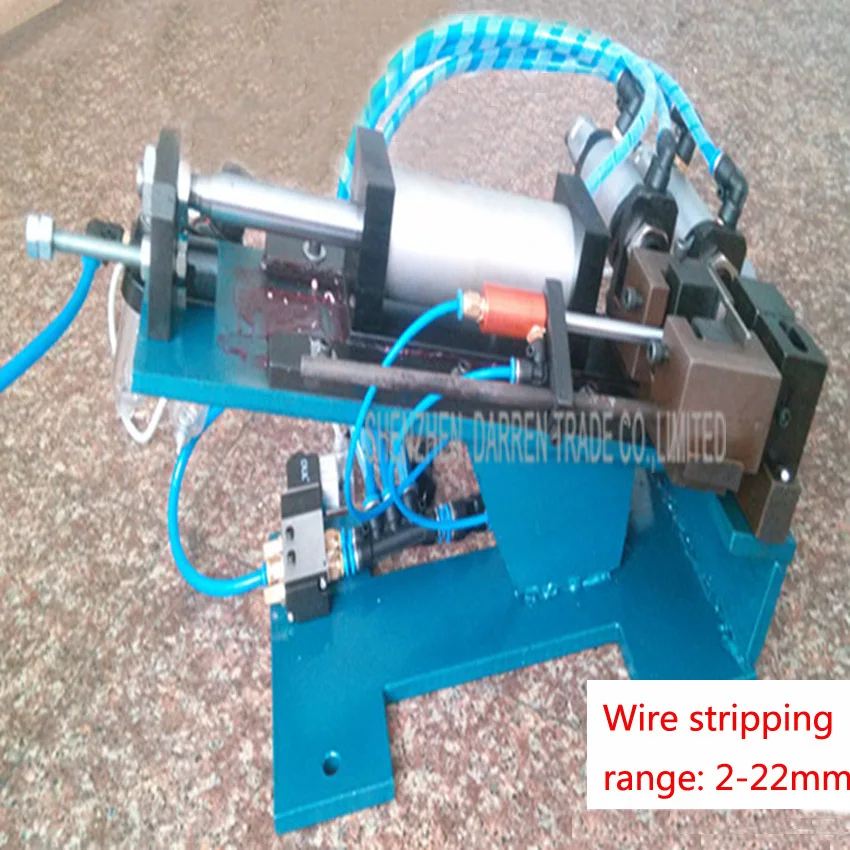

1PC DZ-315 Hot sale Semi-auto&Pneumatic Wire/Cable Cutting Stripping Machine