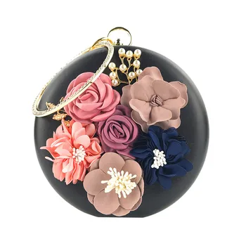 

bags for women 2019 Flower Clutches Evening Bags Handbags Wedding Clutch Purse Minaudiere small handbag petit sac femme #CA30