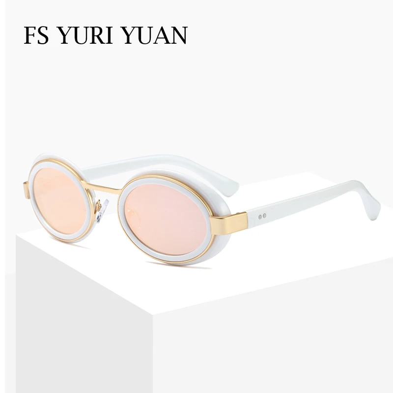 FS YURI YUAN put 2017 новые модные очки Cobain HD линзы UV400 Высокое качество овальные